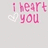 Two side-by-side pixelated text displays: left shows pink 'i heart you' with white heart, right shows pink 'i <3 u jordan!' on black background.