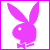 Pixelated bunny silhouette with bow tie, displayed in two color variations within separate bordered frames.