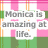 Pixelated text in gray letters on white speech bubbles against a pink, green, and orange plaid background.