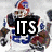 Four- with text overlays: top-left shows a football player in blue/white uniform, top-right a yellow-uniformed player, bottom-left a hooded figure, bottom-right a player in white uniform with red helmet, all with bold text reading ITS BEAST MODE BITCH!