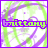 identical animated icons featuring a green and purple swirling background with the text 'brittany' in bright cyan letters outlined in purple