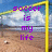 Pixelated image of a soccer field with goalpost, featuring purple text reading "soccer is my life" overlaid on the scene.