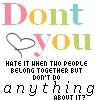 Multicolor text and heart symbol on white background with pixelated black text below.