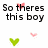 Pixelated text and heart icons on white background with gray rectangle, showing animated changes in text content and heart positions.