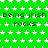 Green background with white star pattern and repeated text "being irish rocks" in dark green font.