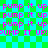 A static image with a green and cyan checkered background displaying repeated pink text "pump it up" in multiple , including one instance of "PUMP IT UP!" at the bottom left