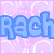 Pixelated cartoon woman with brown hair in various poses and outfits against a light purple patterned background, featuring blue text elements.