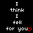 Pixelated text animation on black background with red heart symbols replacing 'you' in repeated phrases.