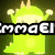 A green cartoon character with three horns and raised arms appears in four with changing text overlays