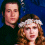Two people with brown hair and a white headband appear in two side-by-side against dark blue backgrounds, one showing brighter lighting than the other