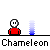 Animated contact sheet showing 11 sequential frames of a pixel art character changing poses while holding a blue and white object against a gray background.