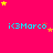 A bright pink background with scattered yellow and orange stars, featuring repeated cyan text 'i<3Marco' in a pattern