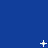 Blue background with white pixelated shapes including crosses, stars, and dots scattered across the frame.