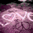 Animated pink neon 'LOVE' text with heart symbols on purple background, yellow cartoon character holding pink object, and text about people and love.