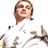 Pixelated static image of a person with brown hair and light skin wearing a white shirt, partially visible against a transparent background.
