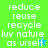 Pixelated text on green and blue backgrounds with a small star icon replacing the 'f' in 'urself', showing two color variations.