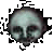 Four circular pixelated faces with varying expressions on a light gray background, each showing distinct facial features and slight variations in shading.