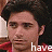 A 48x48 pixel animated contact sheet showing two frames of a character with dark hair and red clothing, displaying text changes from "have" to "mercy!" at the bottom.