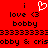 Red background with black text and a white pixelated heart symbol above the word 'love' in two side-by-side sections.