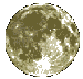 A circular moon image with varying dark and light patches across its surface, displayed in a of nine positions