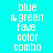 three and four displaying text labels over cyan background with green highlight bars