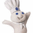 A static image shows a smiling anthropomorphic dough figure with blue eyes and a chef's hat against a white background, with red text below reading "love" and "Dailyn!!!".