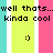 Pixelated text and smiley face on a striped background with cyan, white, yellow, white, pink vertical bands.