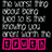 Pixelated text repeats with pink squares and hearts on black background, showing animation changes in heart positions.