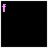 nine black squares with pink text displaying sequential partial phrases that form "fall out boy IS ANNOYING!" across the bottom-right square