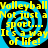 Yellow text on blue spiral background repeats volleyball slogan across four identical