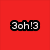 Four quadrant with distinct text and symbols on solid color backgrounds: red, purple, cyan, gray