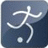 A pixelated icon shows a white stylized figure on dark blue background with gradient shading.