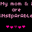 Pixelated pink text on black background with repeated phrases and heart symbols, showing animation changes in heart positions.
