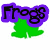 Green frog-shaped icon with purple text overlays showing 'Frogs', 'R', 'Us!', and 'by: DaBIGmac-8D'