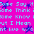 Static pixel art with repeating text phrases and star symbols on a bright pink background.