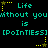 Pixelated text and star symbols repeat in two horizontal on a black background, with yellow stars alternating between solid and dotted states