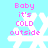 Pixelated text and snowflake shapes on a light blue background with pink lettering.