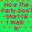 Green background with orange stars and repeated pink text reading "Now The Party Don't Start Till I Walk In" in a pixelated style.