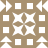 Static pixel art featuring a brown background with white geometric shapes arranged in a grid pattern.