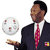 Pixelated static image of a man in business attire holding a soccer ball, with visible dithering and low-resolution rendering artifacts.