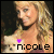 identical images showing a woman with blonde hair and hoop earrings, each labeled 'nicole' with a purple heart above the text