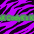 Four distinct zebra-stripe patterned icons with colored text overlays in a