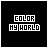 Animated pixel art sequence showing 'COLOR MY WORLD' text with evolving particle effects against a black background.