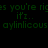Green text on black background repeats 'yes you're rigs you're rig ifz.. ifz.. aylinlicous aylinlicous' in two identical horizontal