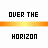 text-based icons featuring 'OVER THE' and 'HORIZON' in pixelated fonts with color variations across frames