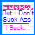 Pixelated text in pink, purple, blue, and red on white background with blue border; right shows static 'LOLLI POPS' text