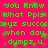 Green pixelated text on bright pink background repeats 'You Know What Pplz Says succcess when day dumpz u' in two