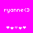 Pixelated text 'ryanne<3' on bright pink background with two of white and pink plus signs below
