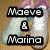 Pixelated image of white sneakers with pink accents on a brown background, overlaid with black text blocks containing various phrases.