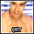 A pixelated image of a shirtless person with a blurred background, showing text labels 'QUIT', 'PLAYING', 'GAMES', and 'FANLISTING' in different frames.